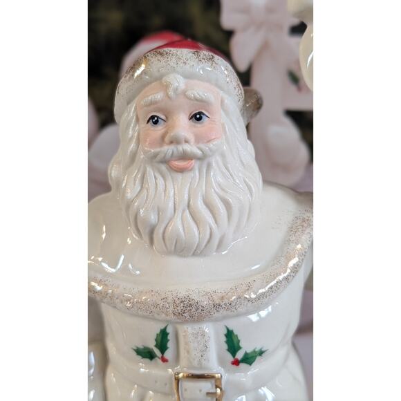 Lenox North Pole Santa 8.25” Holiday With Box - Picture 2 of 15